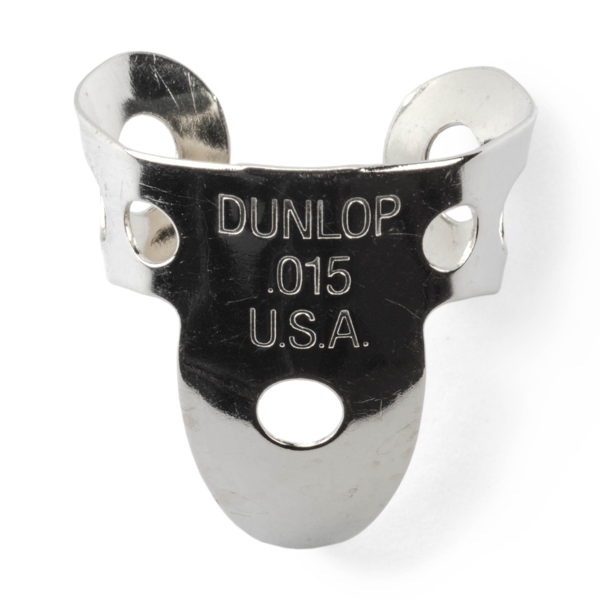 Jim Dunlop DUNLOP NICKEL SILVER FINGER & THUMBPICKS .015" GUITAR PICK REFILL TUBE 20-PACK - 33R015