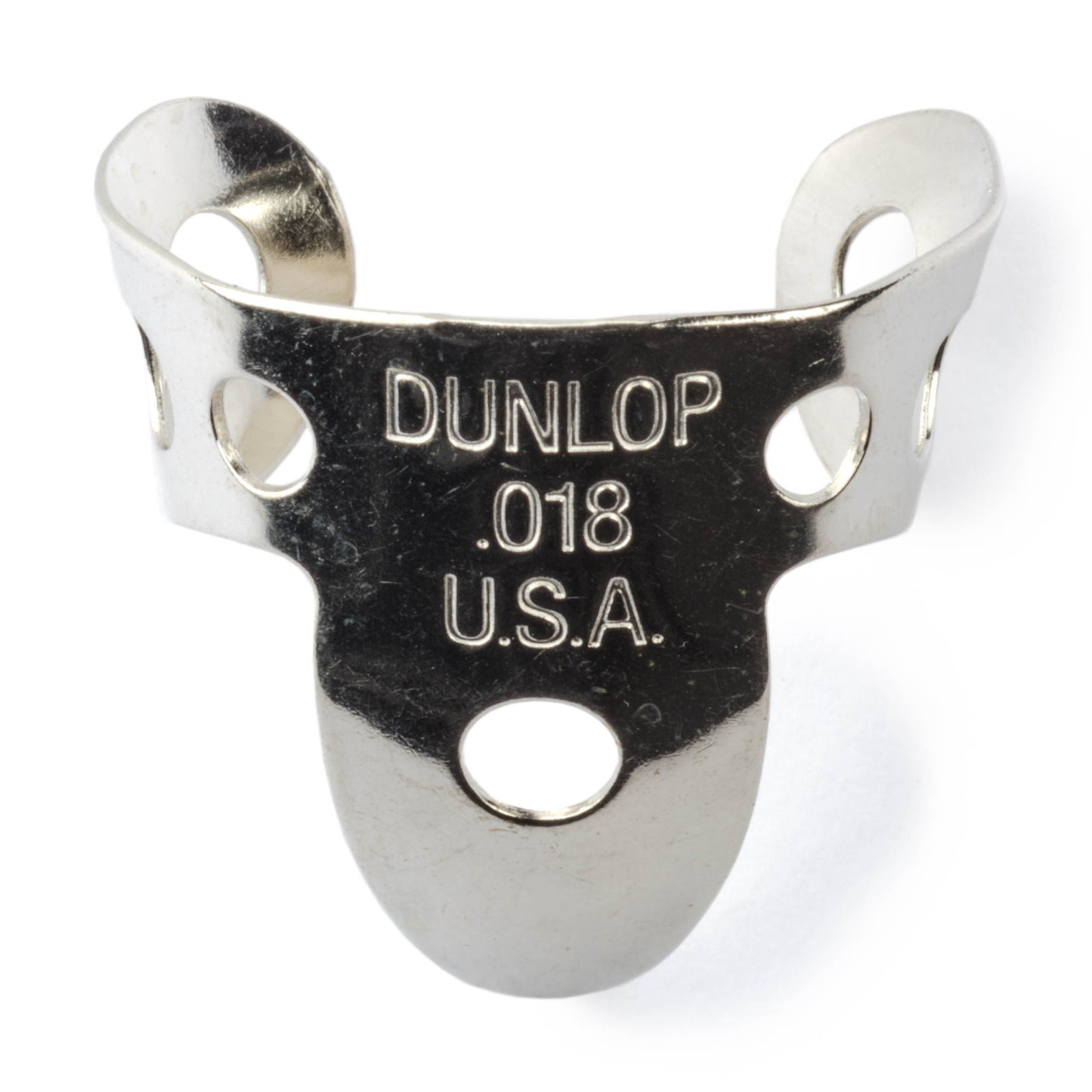 Jim Dunlop DUNLOP NICKEL SILVER FINGER & THUMBPICKS .018" GUITAR PICK REFILL TUBE 20-PACK - 33R018