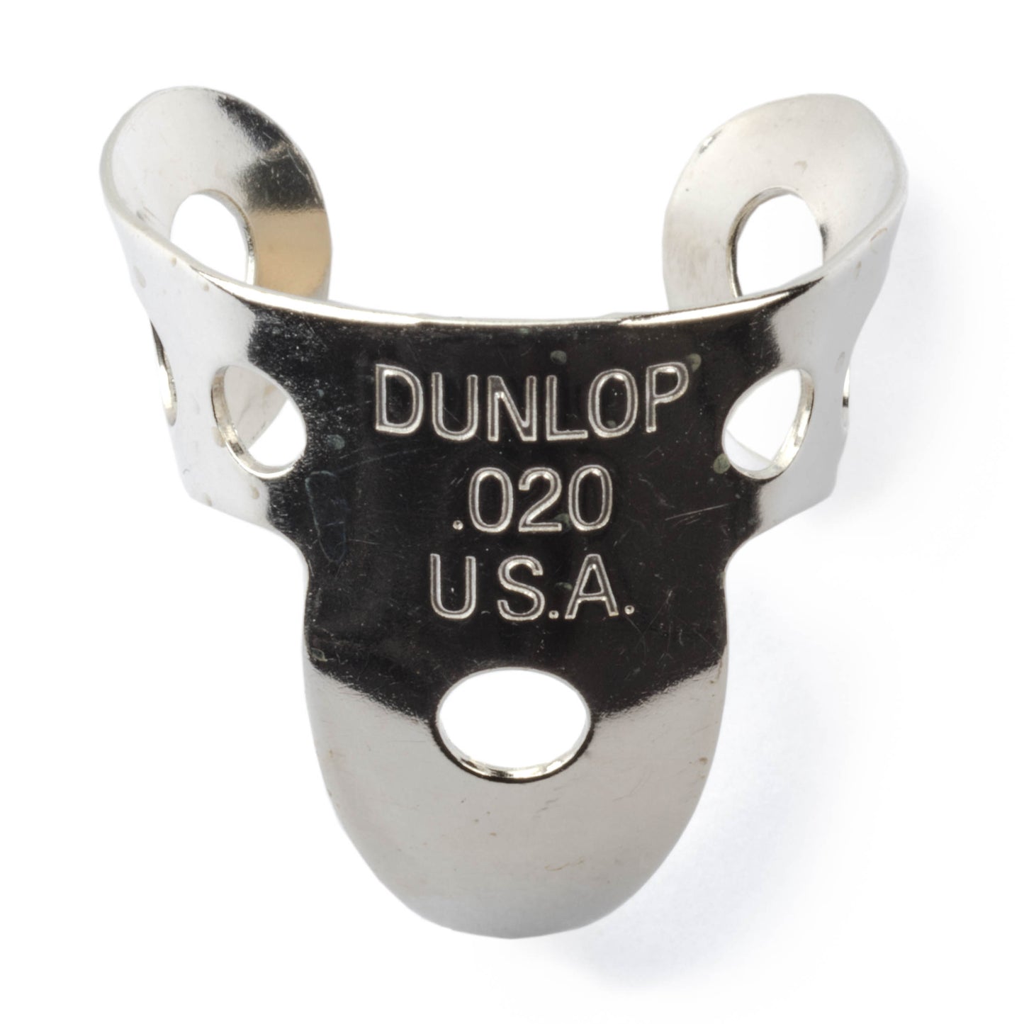 Jim Dunlop DUNLOP NICKEL SILVER FINGER & THUMBPICKS .020" GUITAR PICK REFILL TUBE 20-PACK - 33R020