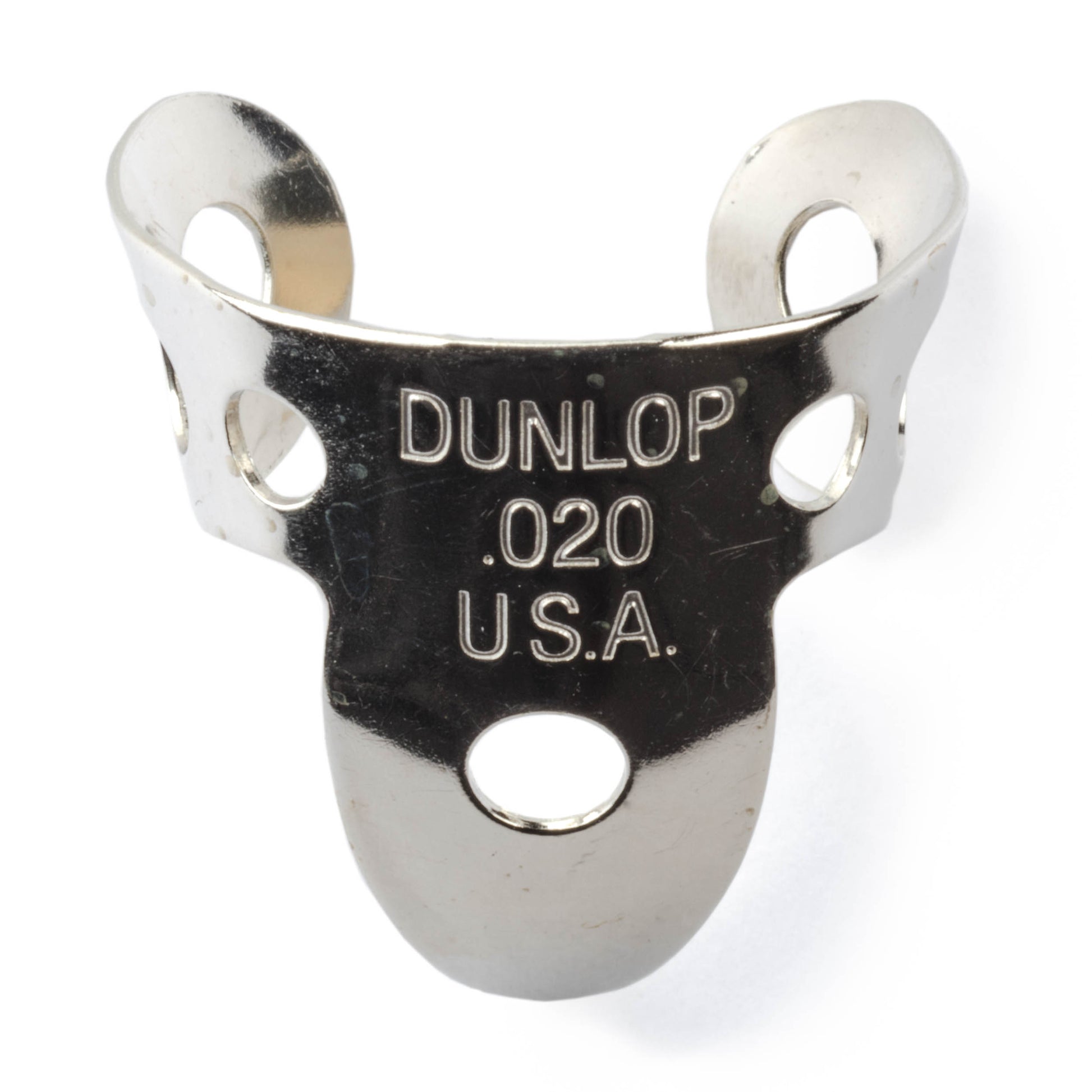 Jim Dunlop DUNLOP NICKEL SILVER FINGER & THUMBPICKS .020" GUITAR PICK REFILL TUBE 20-PACK - 33R020