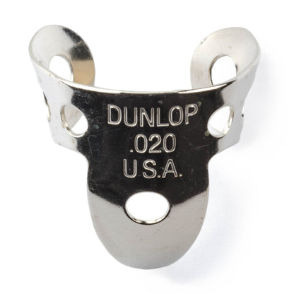 Jim Dunlop DUNLOP NICKEL SILVER FINGER & THUMBPICKS .020" GUITAR PICK REFILL TUBE 20-PACK - 33R020