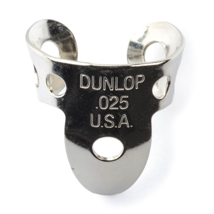 Jim Dunlop DUNLOP NICKEL SILVER FINGER & THUMBPICKS .025" GUITAR PICK REFILL TUBE 20-PACK - 33R025
