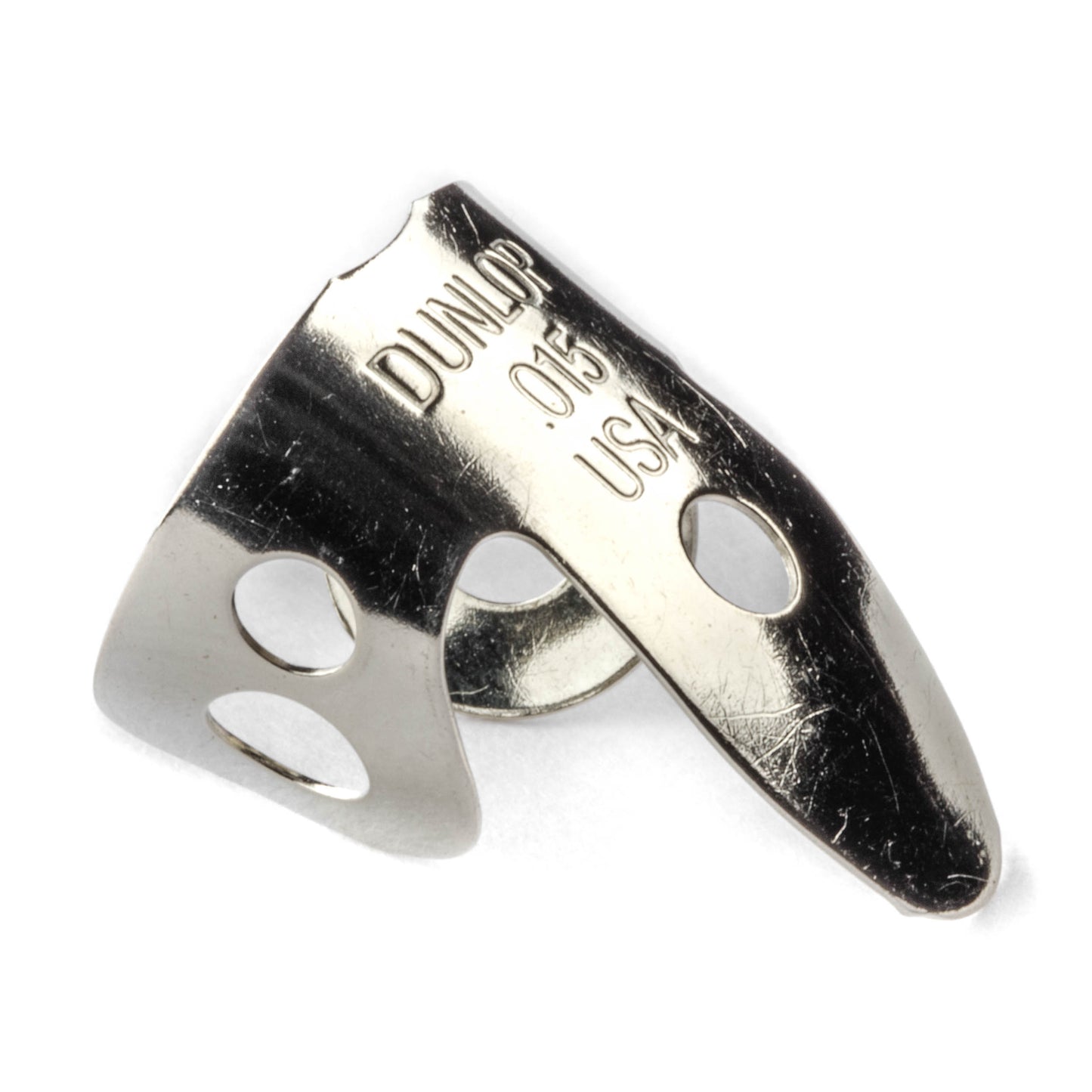 Jim Dunlop DUNLOP NICKEL SILVER MINI FINGERPICKS .015" GUITAR PICK REFILL TUBE 20-PACK - 36R015