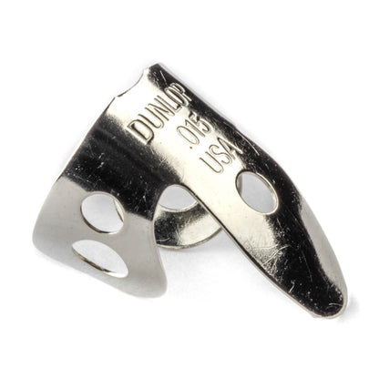 Jim Dunlop DUNLOP NICKEL SILVER MINI FINGERPICKS .015" GUITAR PICK REFILL TUBE 20-PACK - 36R015