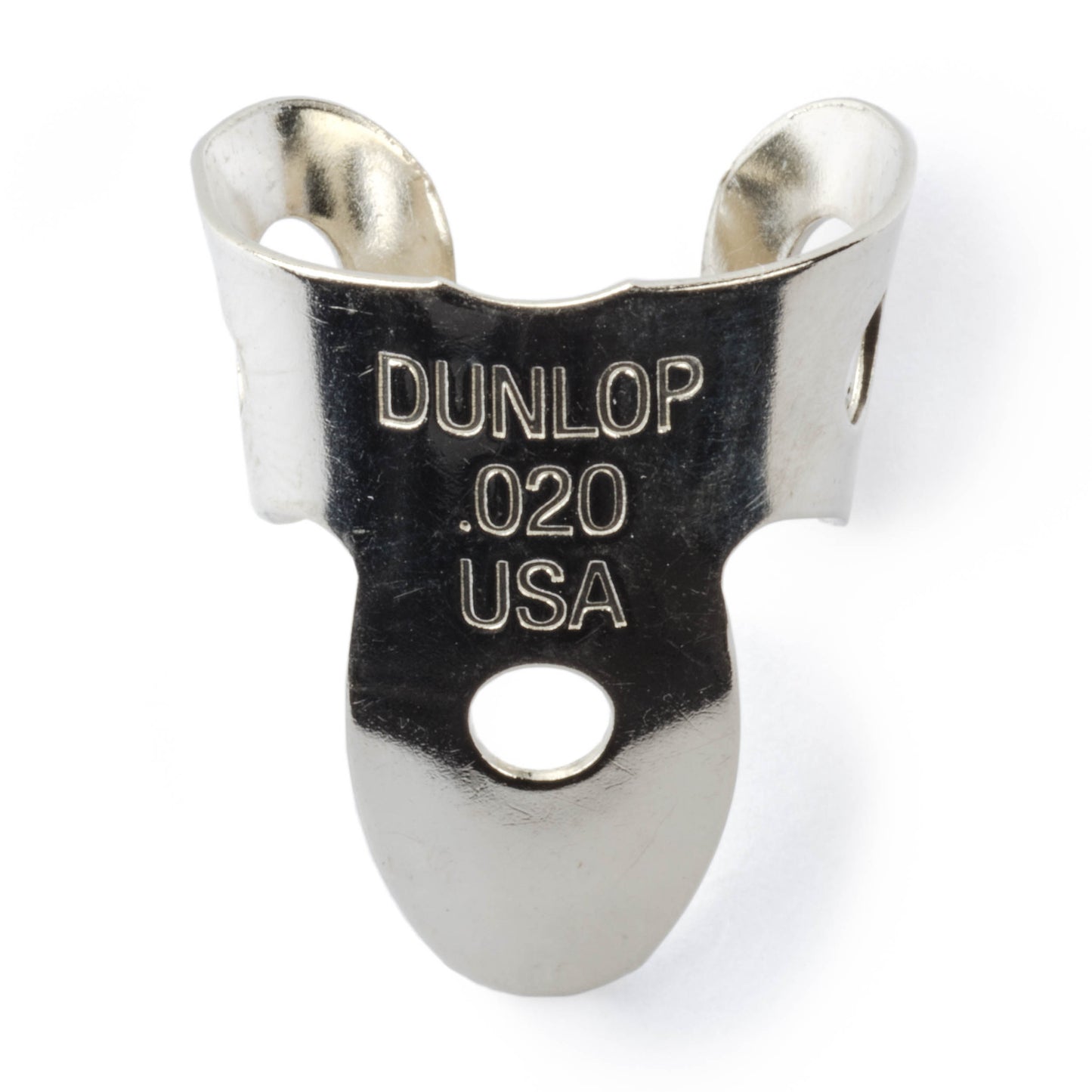 Jim Dunlop DUNLOP NICKEL SILVER MINI FINGERPICKS .020" GUITAR PICK REFILL TUBE 20-PACK - 36R020