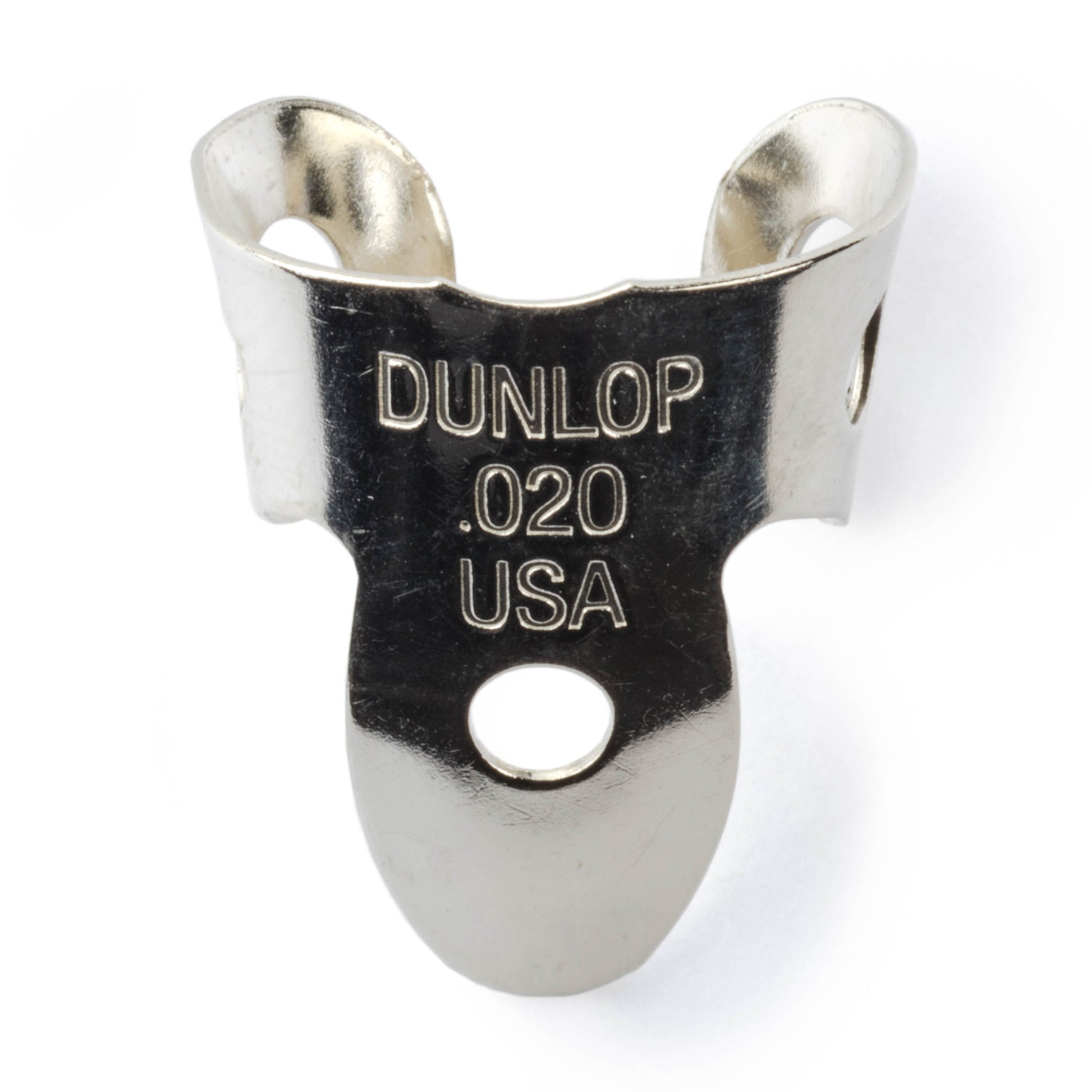 Jim Dunlop DUNLOP NICKEL SILVER MINI FINGERPICKS .020" GUITAR PICK REFILL TUBE 20-PACK - 36R020
