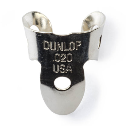 Jim Dunlop DUNLOP NICKEL SILVER MINI FINGERPICKS .020" GUITAR PICK REFILL TUBE 20-PACK - 36R020