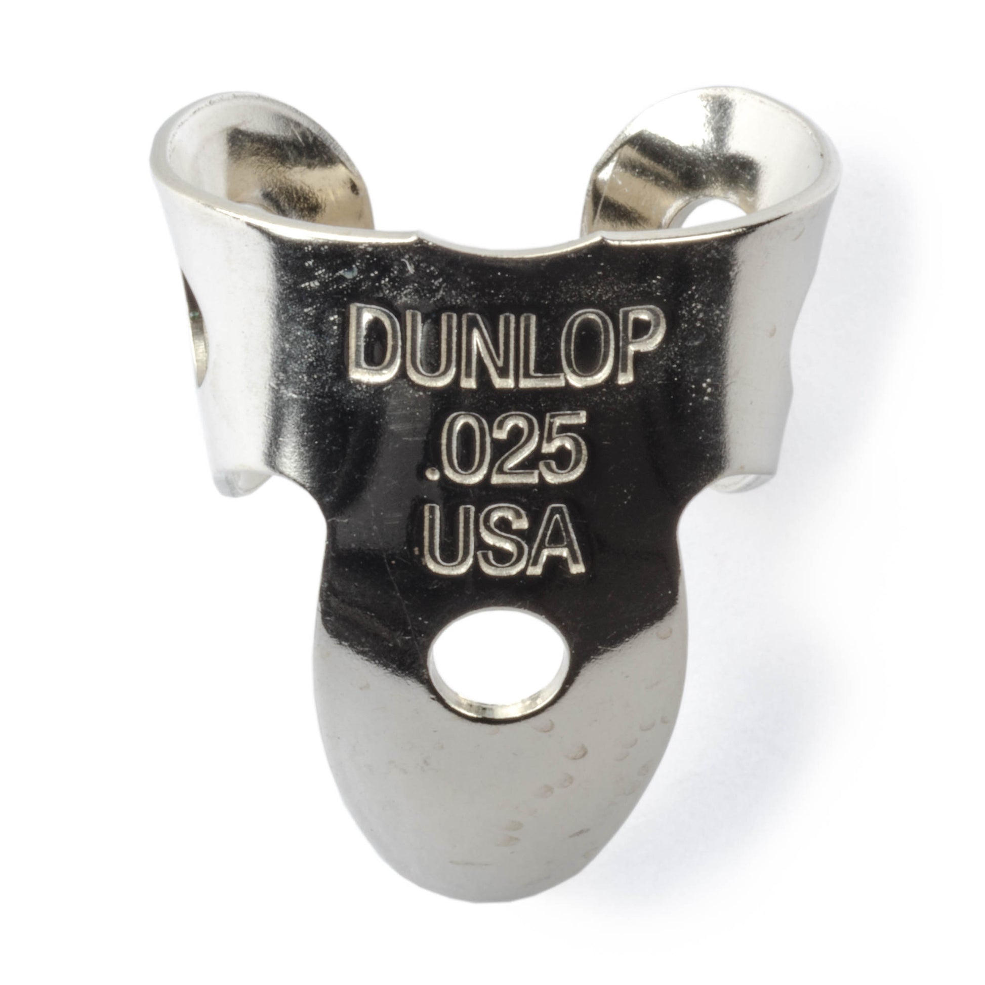 Jim Dunlop DUNLOP NICKEL SILVER MINI FINGERPICKS .025" GUITAR PICK REFILL TUBE 20-PACK - 36R025