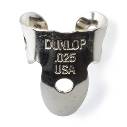 Jim Dunlop DUNLOP NICKEL SILVER MINI FINGERPICKS .025" GUITAR PICK REFILL TUBE 20-PACK - 36R025