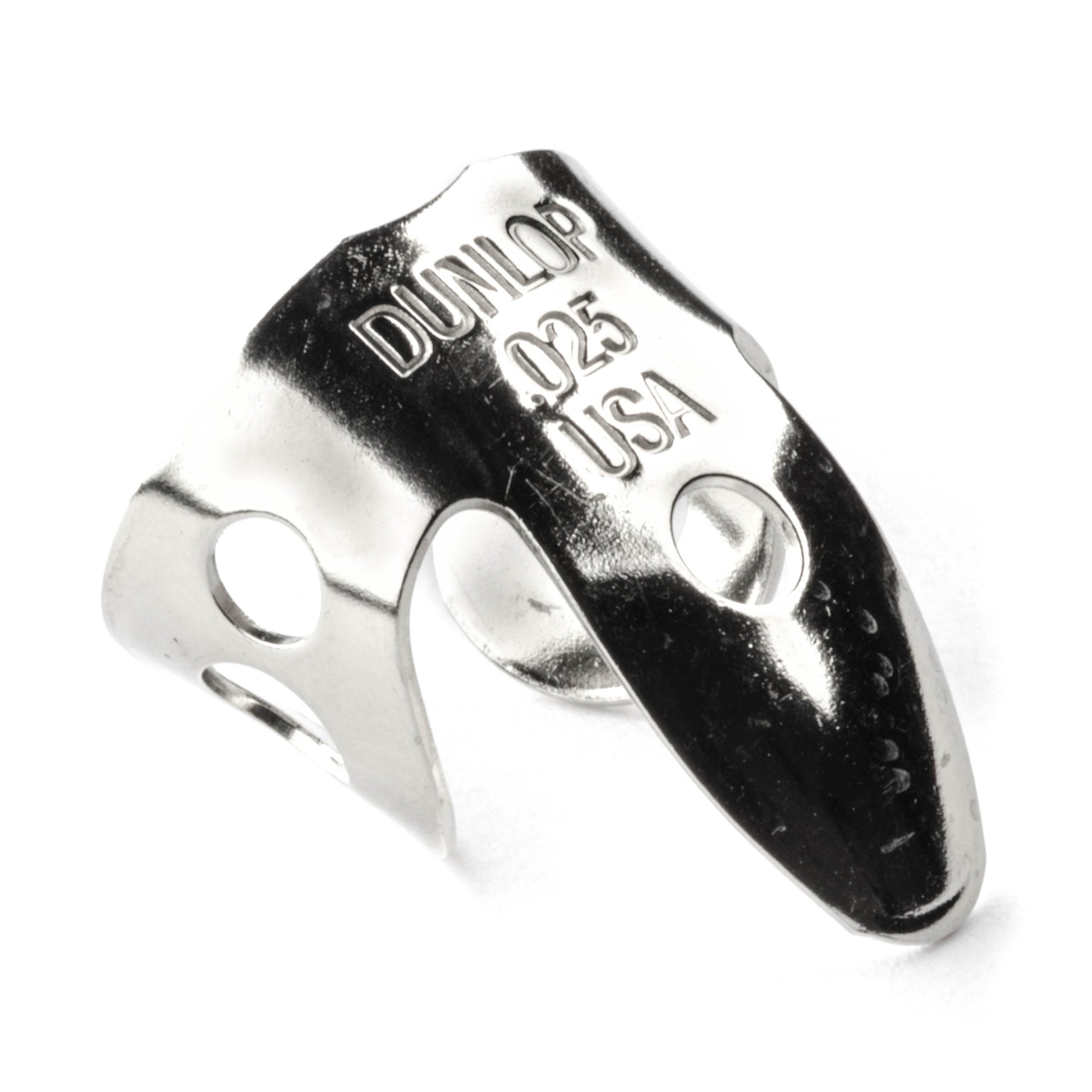 Jim Dunlop DUNLOP NICKEL SILVER MINI FINGERPICKS .025" GUITAR PICK REFILL TUBE 20-PACK - 36R025