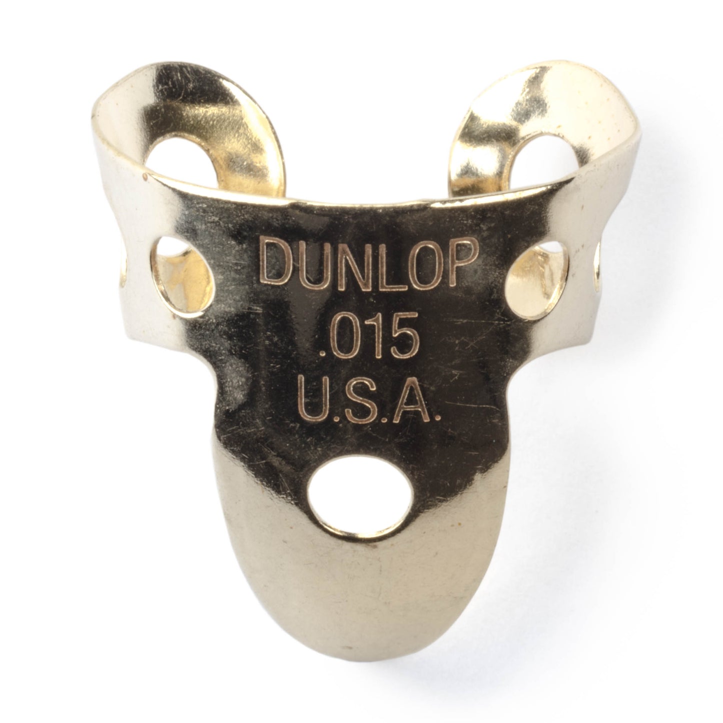 Jim Dunlop DUNLOP BRASS FINGERPICKS .015" GUITAR PICK REFILL TUBE 20-PACK - 37R015