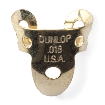 Jim Dunlop DUNLOP BRASS FINGERPICKS .018" GUITAR PICK REFILL TUBE 20-PACK - 37R018