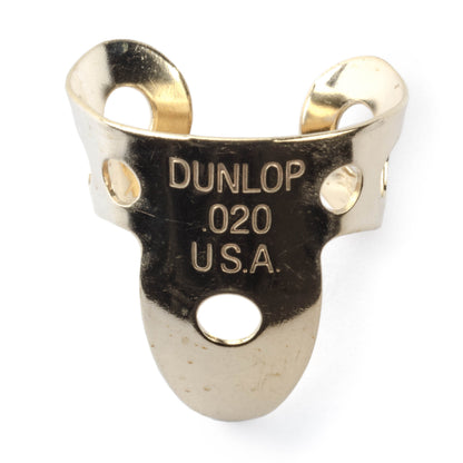 Jim Dunlop DUNLOP BRASS FINGERPICKS .020" GUITAR PICK REFILL TUBE 20-PACK - 37R020