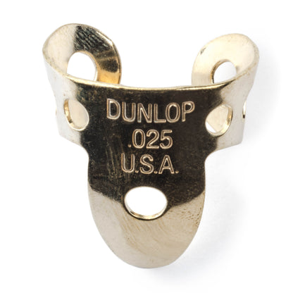 Jim Dunlop DUNLOP BRASS FINGERPICKS .025" GUITAR PICK REFILL TUBE 20-PACK - 37R025