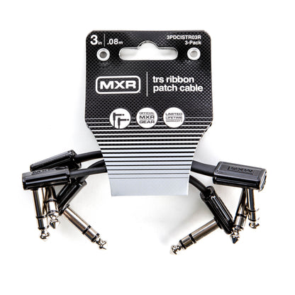 MXR MXR TRS RIBBON PATCH CABLE RIGHT/RIGHT 03-PACK - 03 INCH - 3PDCISTR03R