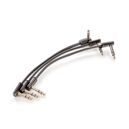 MXR MXR TRS RIBBON PATCH CABLE RIGHT/RIGHT 03-PACK - 06 INCH - 3PDCISTR06R