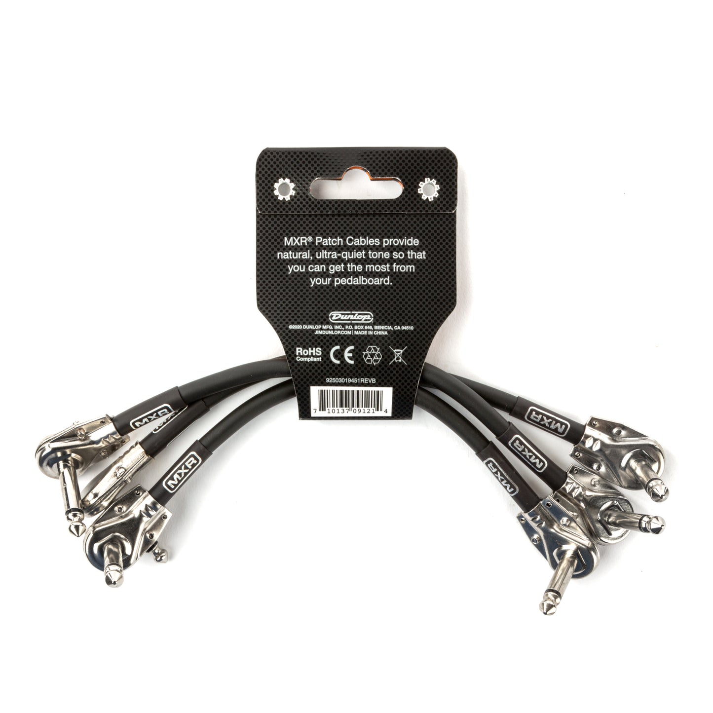 MXR MXR PATCH CABLE 03 PACK - 06 INCH - 3PDCP06