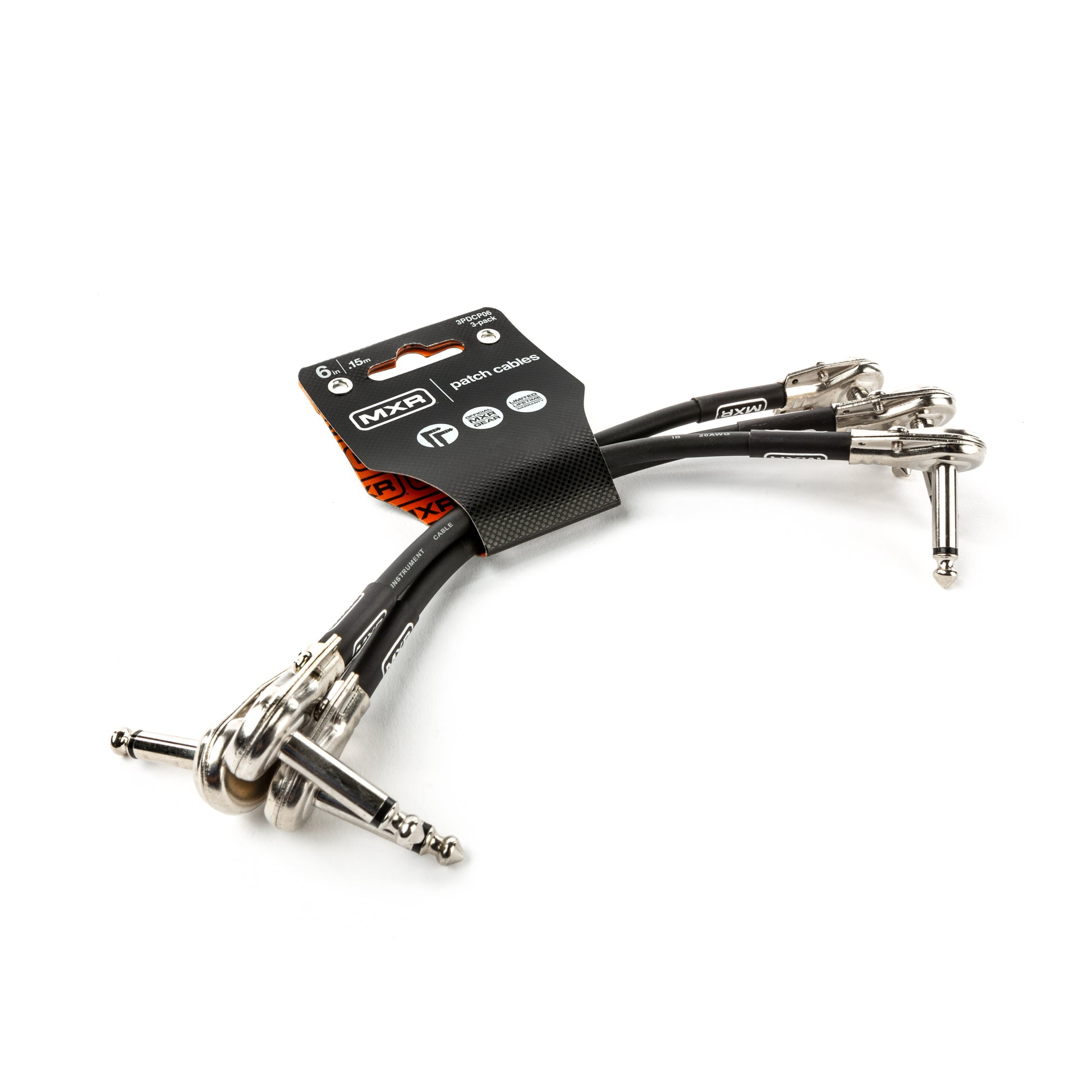MXR MXR PATCH CABLE 03 PACK - 06 INCH - 3PDCP06