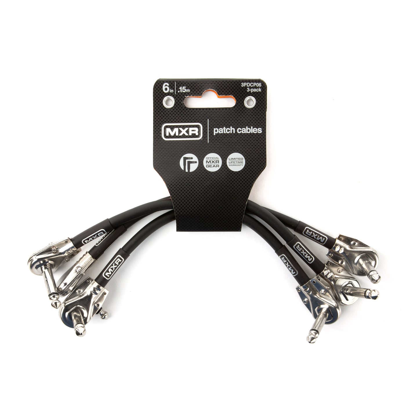 MXR MXR PATCH CABLE 03 PACK - 06 INCH - 3PDCP06