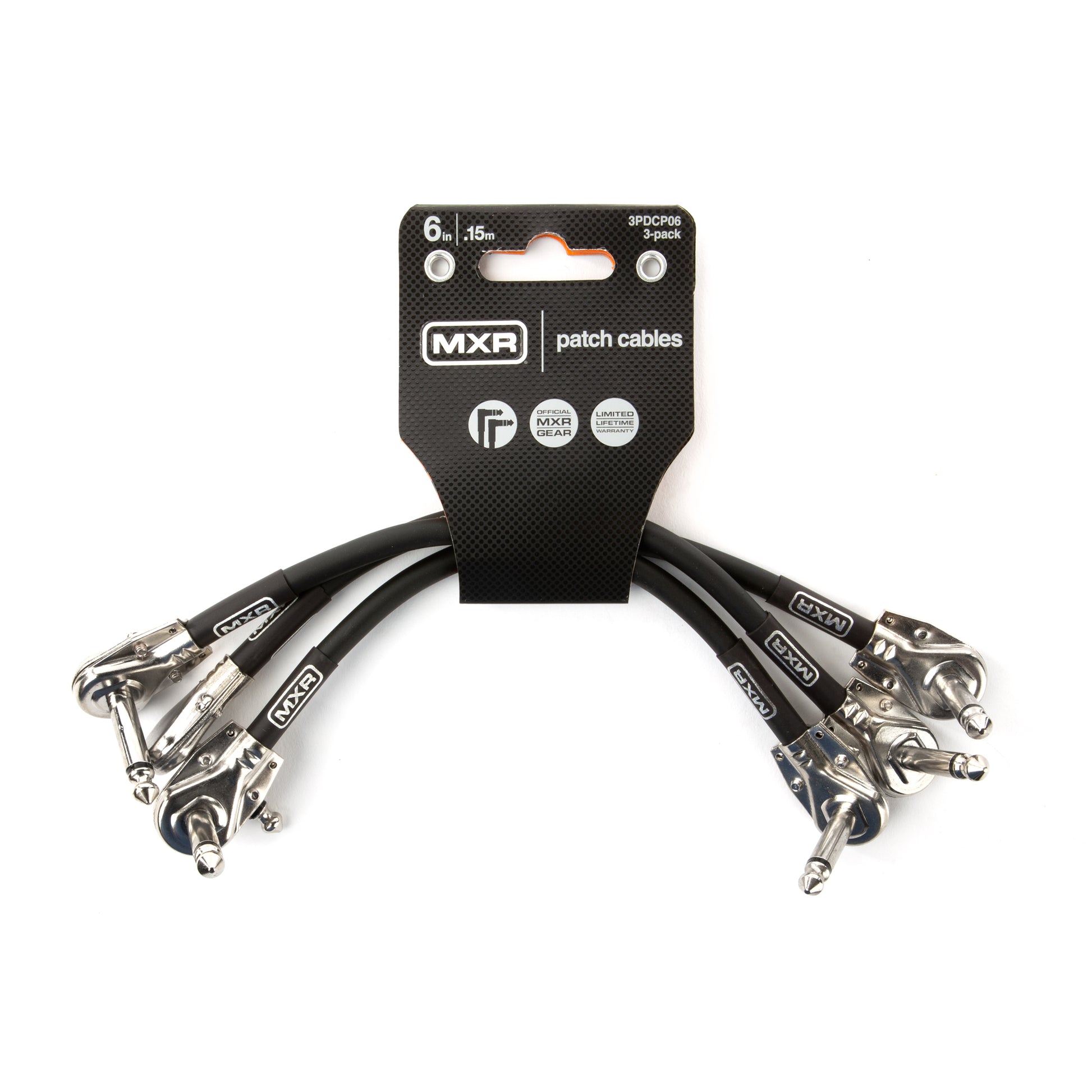 MXR MXR PATCH CABLE 03 PACK - 06 INCH - 3PDCP06