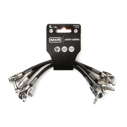 MXR MXR PATCH CABLE 03 PACK - 06 INCH - 3PDCP06