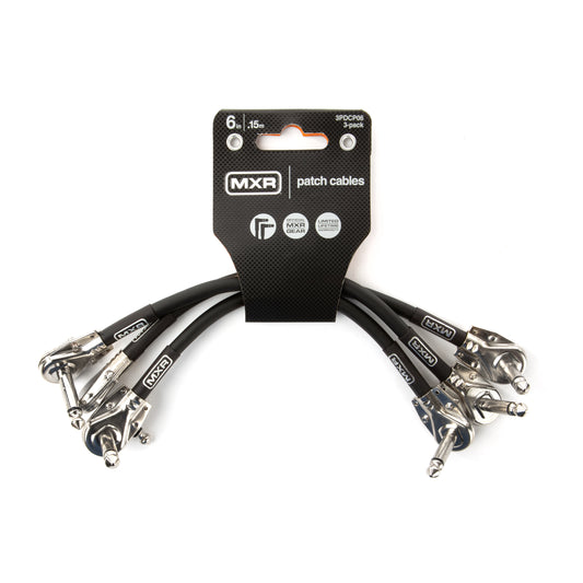 MXR MXR PATCH CABLE 03 PACK - 06 INCH - 3PDCP06