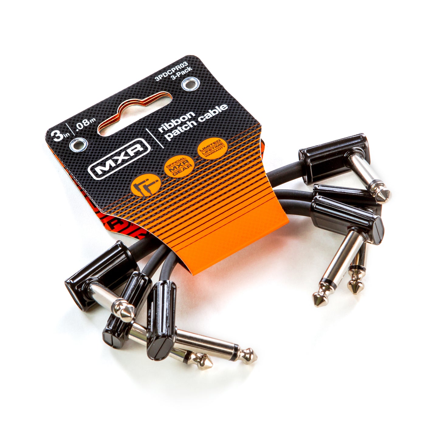 MXR MXR RIBBON PATCH CABLE 03 PACK - 03 INCH - 3PDCPR03