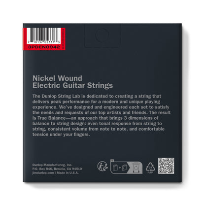 Jim Dunlop DUNLOP NICKEL WOUND ELECTRIC GUITAR 06-STRING 03-PACK SET - 09-42 EXTRA LIGHT - 3PDEN0942