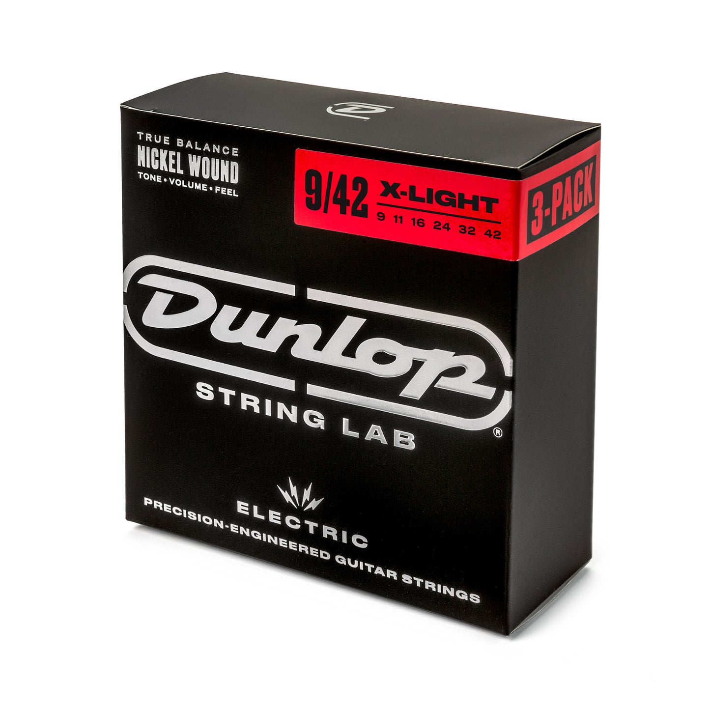 Jim Dunlop DUNLOP NICKEL WOUND ELECTRIC GUITAR 06-STRING 03-PACK SET - 09-42 EXTRA LIGHT - 3PDEN0942