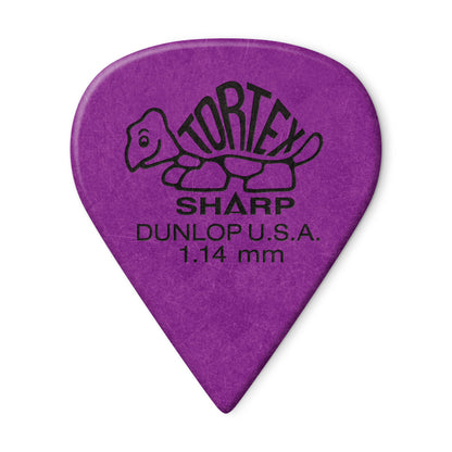 Jim Dunlop DUNLOP TORTEX 1.14mm SHARP GUITAR PICK PLAYER'S PACK 12-PACK - 412P114