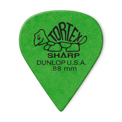 Jim Dunlop DUNLOP TORTEX .88mm SHARP GUITAR PICK PLAYER'S PACK 12-PACK - 412P088