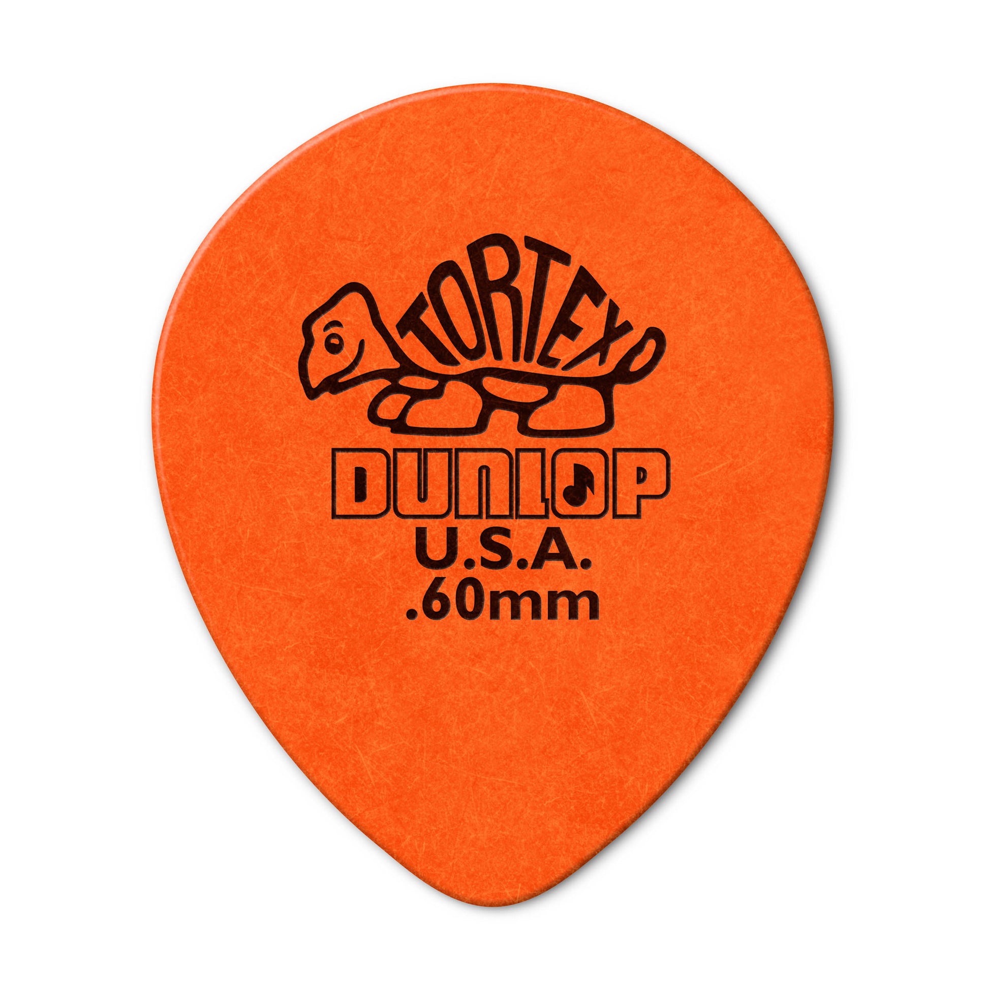 Jim Dunlop DUNLOP TORTEX .60mm TEARDROP GUITAR PICK REFILL BAG 72-PACK - 413R060