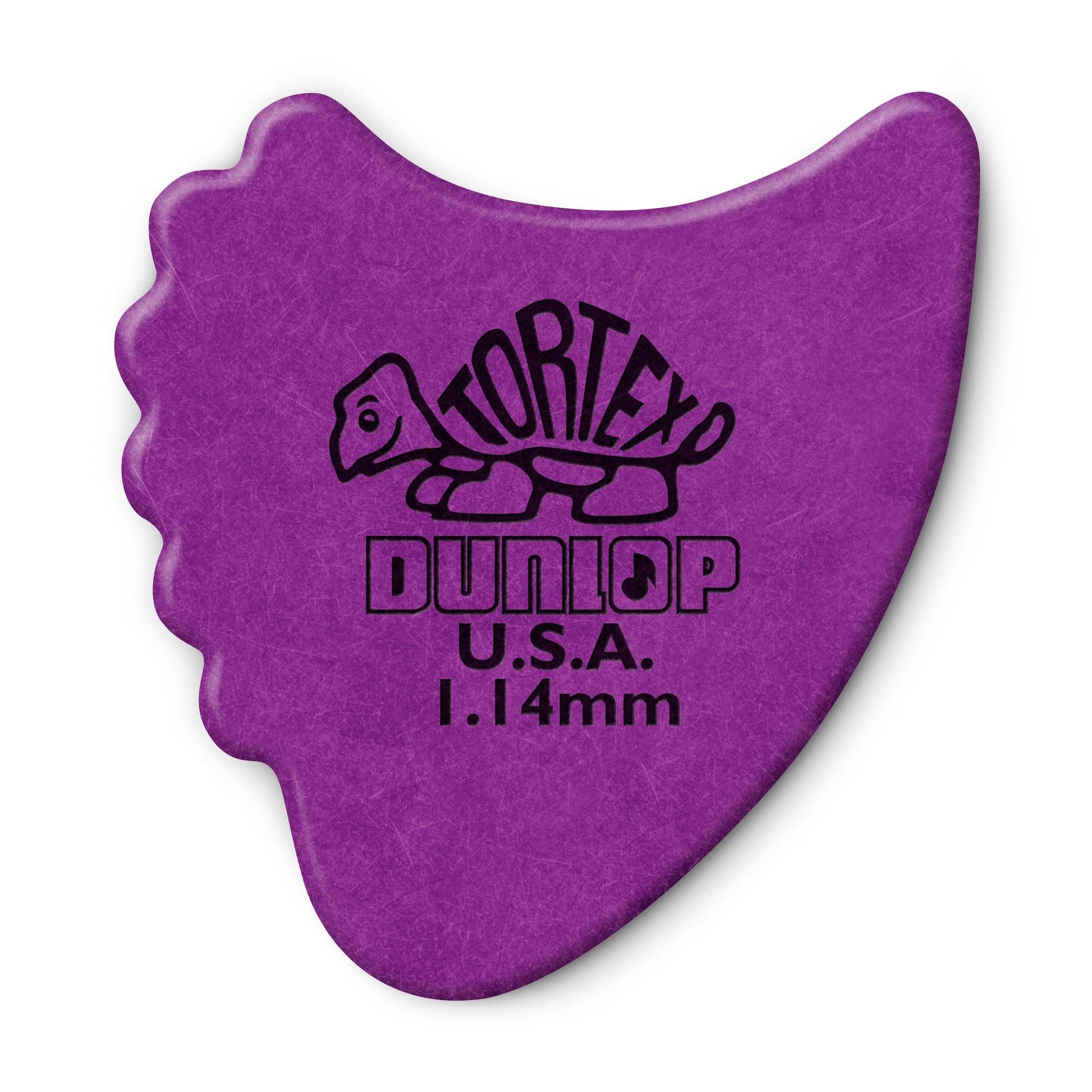 Jim Dunlop DUNLOP TORTEX 1.14mm FIN PICK GUITAR PICK REFILL BAG 72-PACK - 414R114