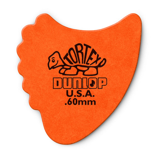 Jim Dunlop DUNLOP TORTEX .60mm FIN PICK GUITAR PICK REFILL BAG 72-PACK - 414R060