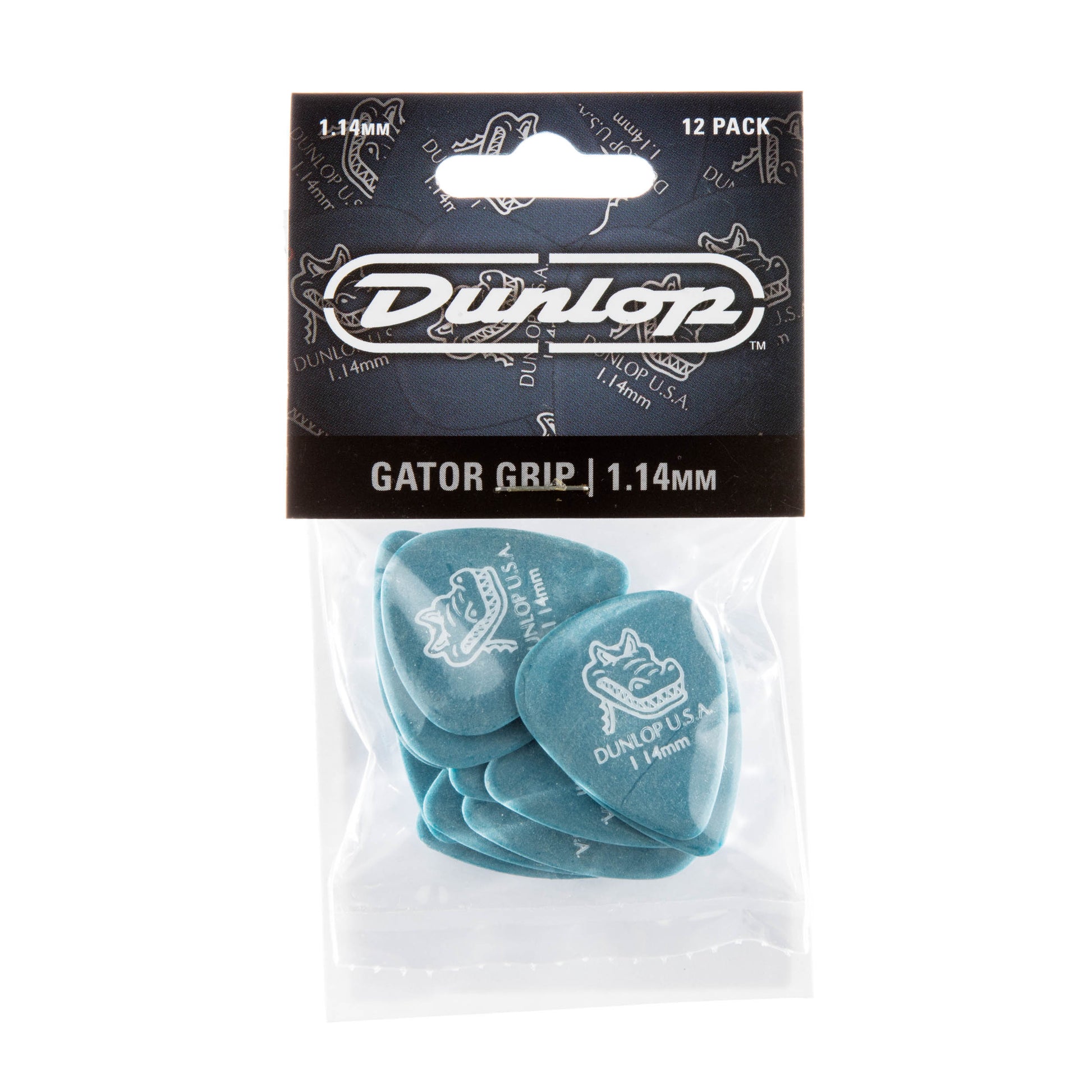 Jim Dunlop DUNLOP GATOR GRIP 1.14mm GUITAR PICK PLAYER'S PACK 12-PACK - 417P114