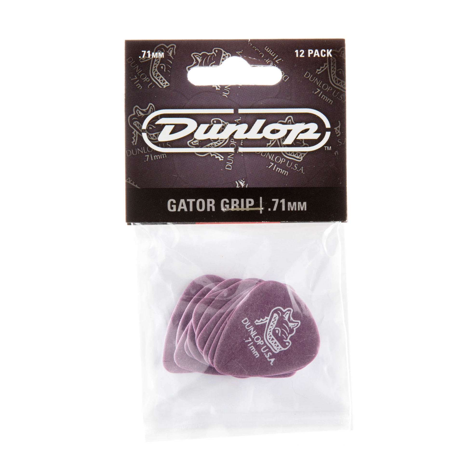 Jim Dunlop DUNLOP GATOR GRIP .71mm GUITAR PICK PLAYER'S PACK 12-PACK - 417P071