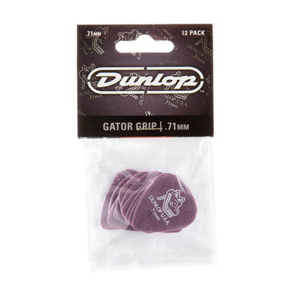 Jim Dunlop DUNLOP GATOR GRIP .71mm GUITAR PICK PLAYER'S PACK 12-PACK - 417P071