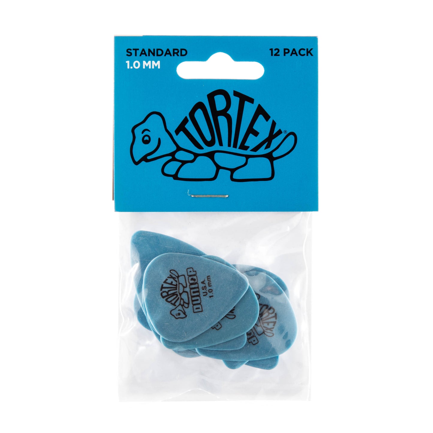 Jim Dunlop DUNLOP TORTEX 1.0mm STANDARD GUITAR PICK PLAYER'S PACK 12-PACK - 418P100