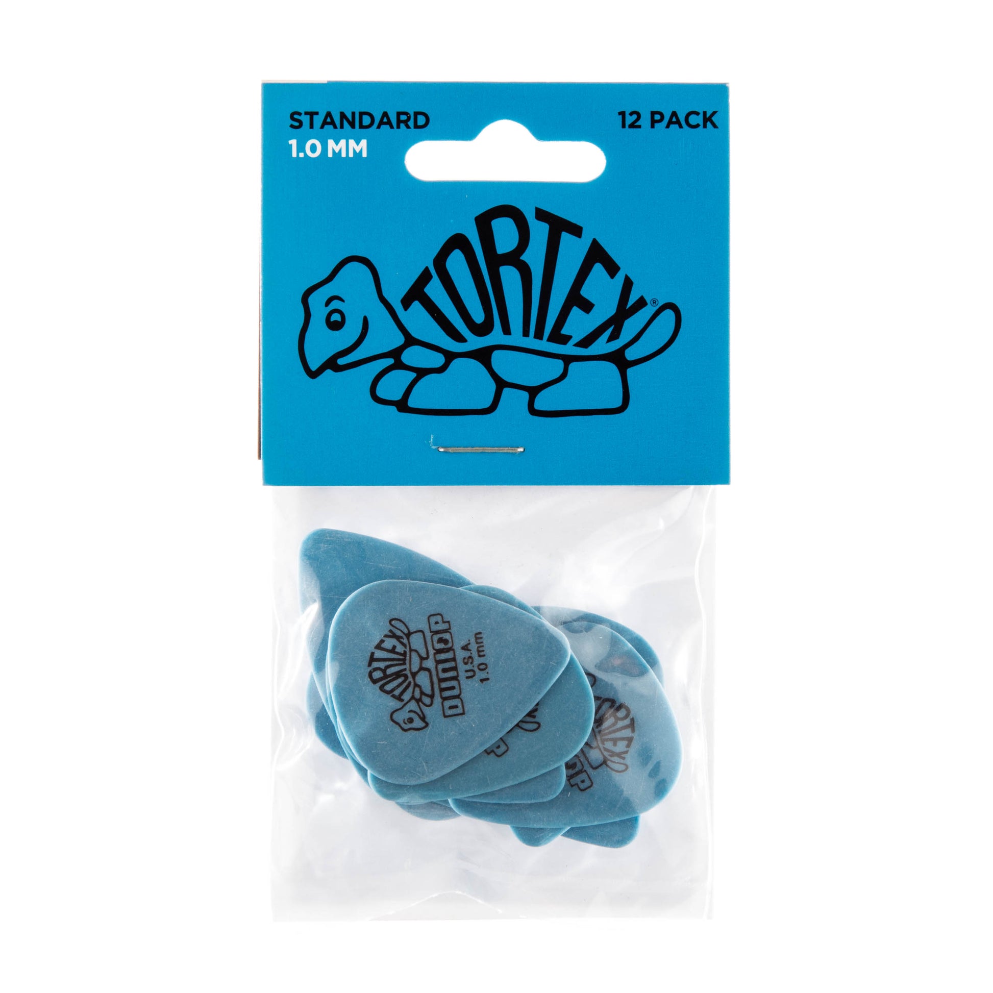Jim Dunlop DUNLOP TORTEX 1.0mm STANDARD GUITAR PICK PLAYER'S PACK 12-PACK - 418P100