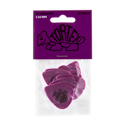 Jim Dunlop DUNLOP TORTEX 1.14mm STANDARD GUITAR PICK PLAYER'S PACK 12-PACK - 418P114