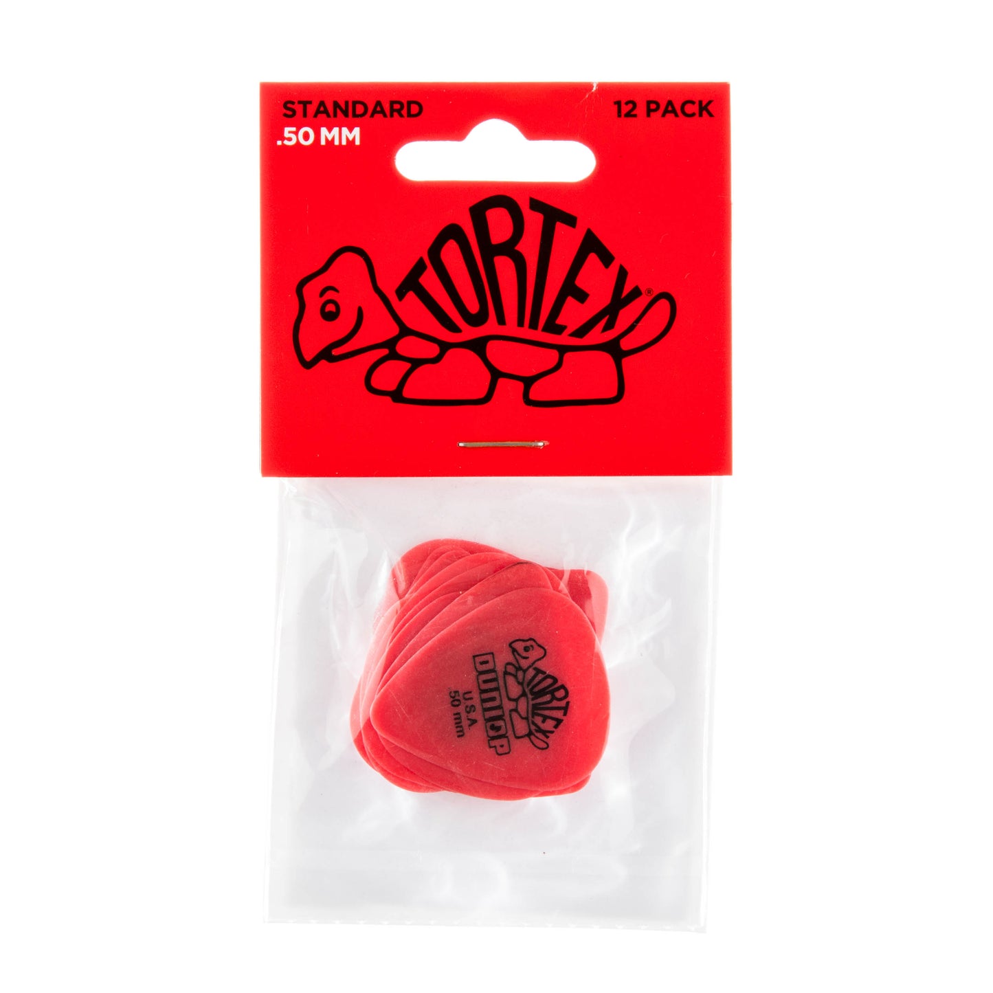 Jim Dunlop DUNLOP TORTEX .50mm STANDARD GUITAR PICK PLAYER'S PACK 12-PACK - 418P050
