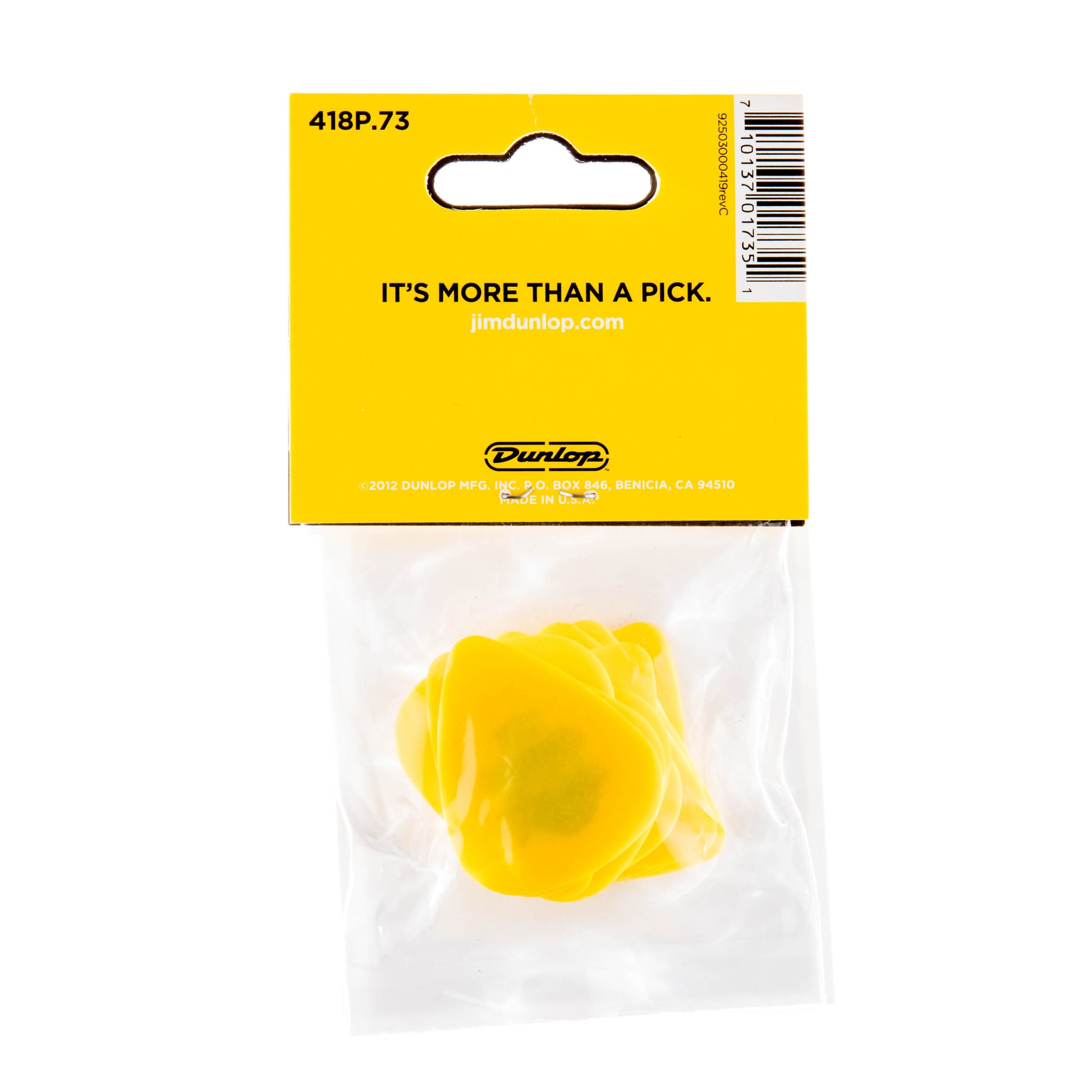 Jim Dunlop DUNLOP TORTEX .73mm STANDARD GUITAR PICK PLAYER'S PACK 12-PACK - 418P073