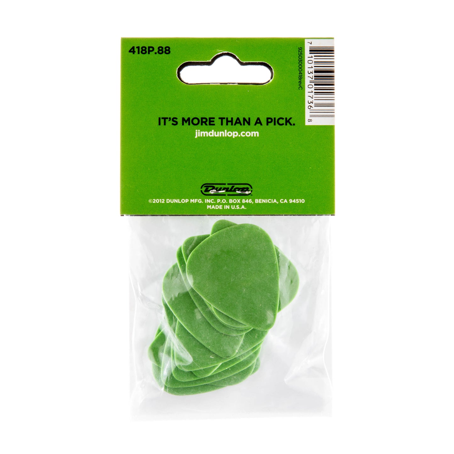 Jim Dunlop DUNLOP TORTEX .88mm STANDARD GUITAR PICK PLAYER'S PACK 12-PACK - 418P088