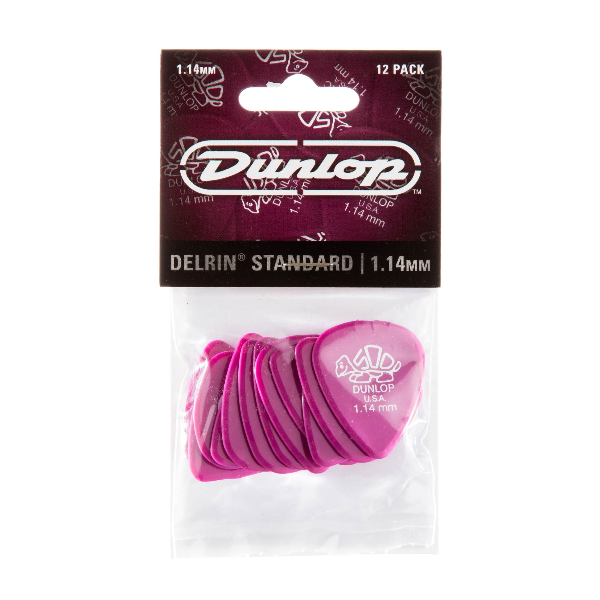 Jim Dunlop DUNLOP DELRIN 500 1.14mm GUITAR PICK PLAYER'S PACK 12-PACK - 41P114