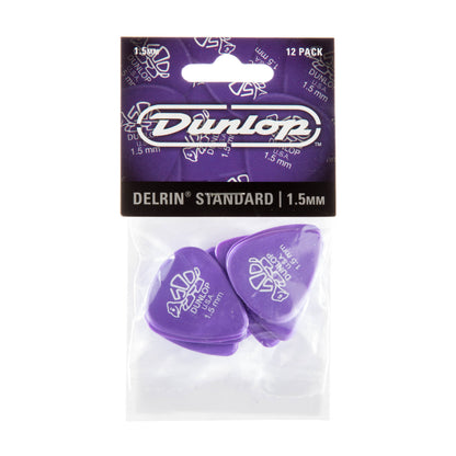 Jim Dunlop DUNLOP DELRIN 500 1.50mm GUITAR PICK PLAYER'S PACK 12-PACK - 41P150