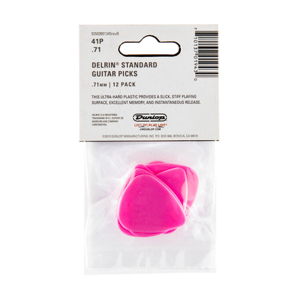 Jim Dunlop DUNLOP DELRIN 500 .71mm GUITAR PICK PLAYER'S PACK 12-PACK - 41P071