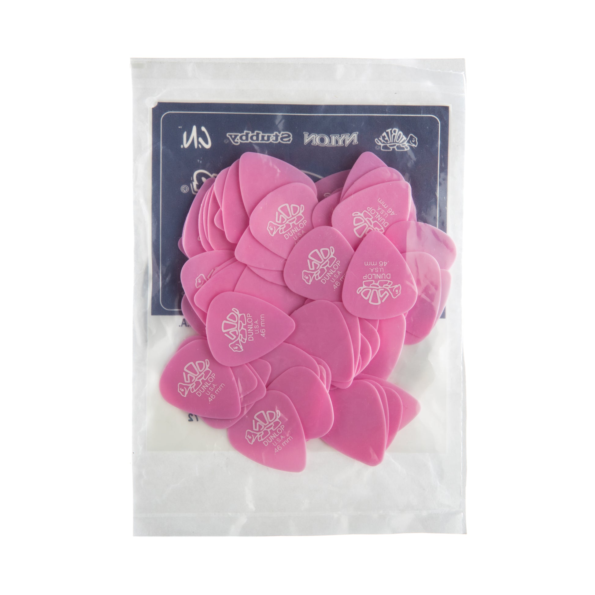Jim Dunlop DUNLOP DELRIN 500 .46mm GUITAR PICK REFILL BAG 72-PACK - 41R046