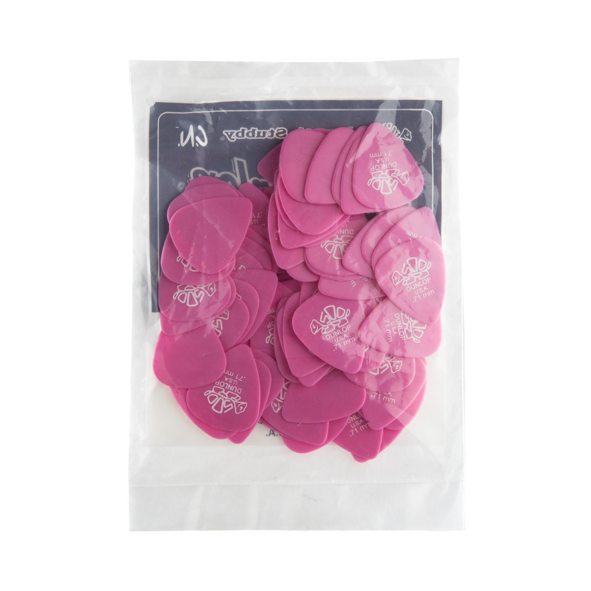 Jim Dunlop DUNLOP DELRIN 500 .71mm GUITAR PICK REFILL BAG 72-PACK - 41R071
