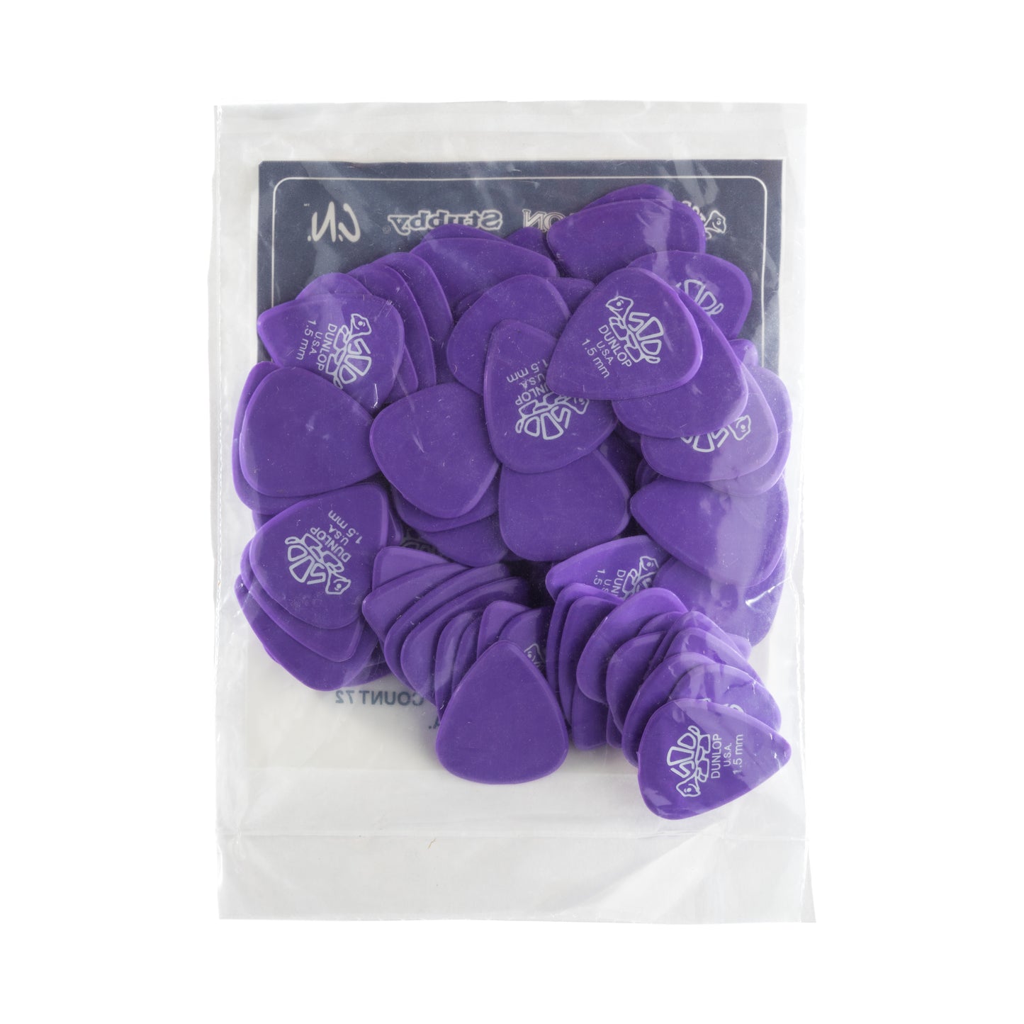 Jim Dunlop DUNLOP DELRIN 500 1.50mm GUITAR PICK REFILL BAG 72-PACK - 41R150