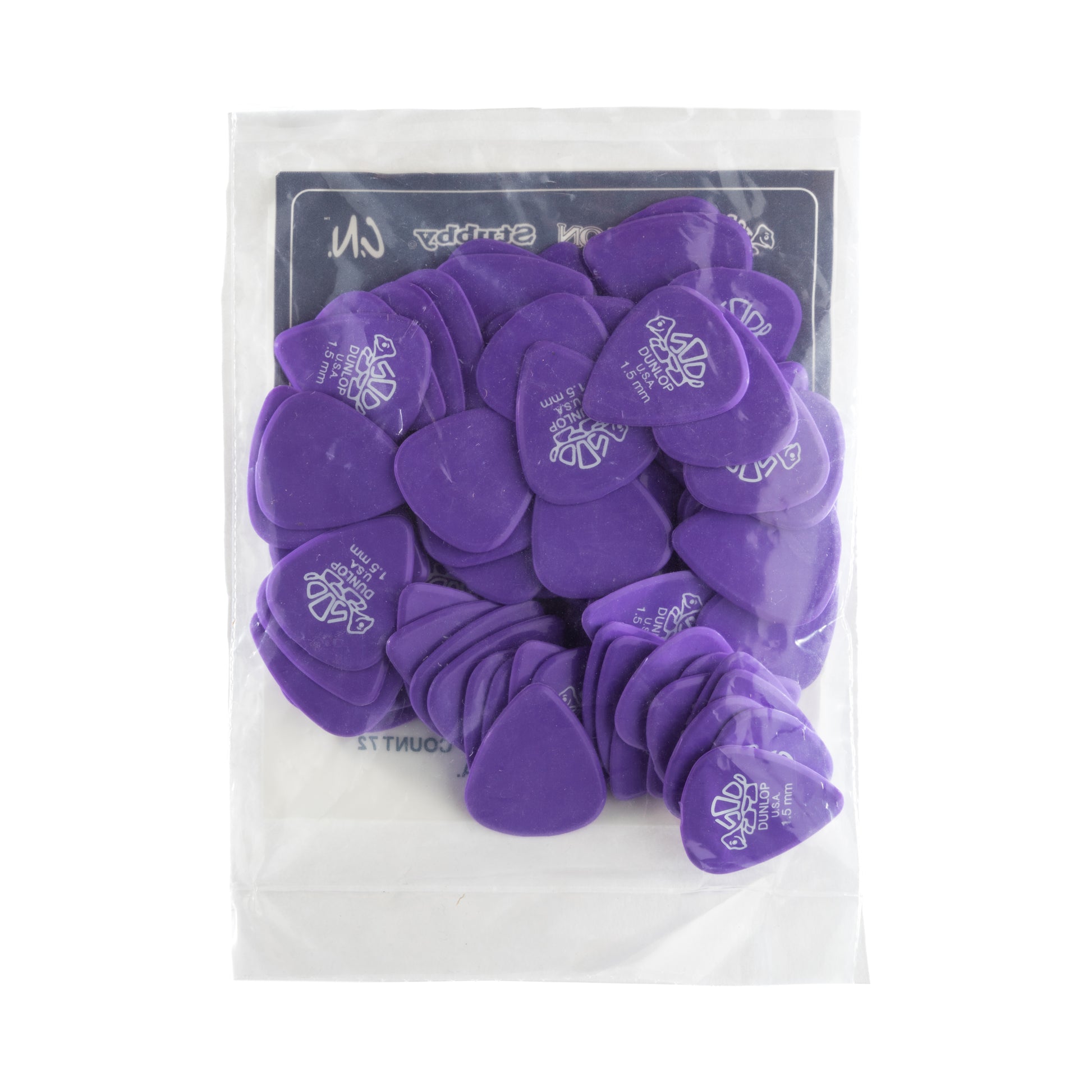 Jim Dunlop DUNLOP DELRIN 500 1.50mm GUITAR PICK REFILL BAG 72-PACK - 41R150